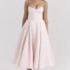 Mademoiselle Ballerina Pink Midi Dress