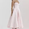 Mademoiselle Ballerina Pink Midi Dress