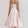Mademoiselle Ballerina Pink Midi Dress