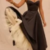 Mademoiselle Black Tulle Midi Dress