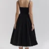 Mademoiselle Black Velvet Tulle Midi Dress + Bolero