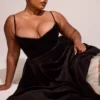 Mademoiselle Black Velvet Tulle Midi Dress + Bolero