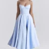 Mademoiselle Cinderella Blue Tulle Midi Dress
