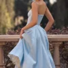 Mademoiselle Cinderella Blue Tulle Midi Dress