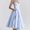 Mademoiselle Cinderella Blue Tulle Midi Dress