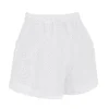 Mae White Broderie Anglaise Shorts