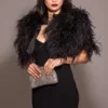 Magdalena Black Strapless Midi Dress