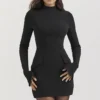 Mahalia Black Mini Dress