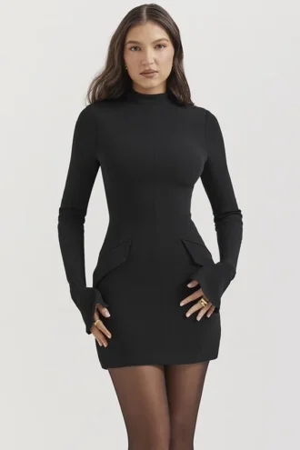 Mahalia Black Mini Dress