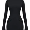 Mahalia Black Mini Dress