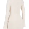 Mahalia Vintage Cream Mini Dress