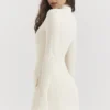 Mahalia Vintage Cream Mini Dress