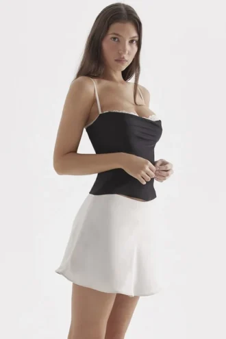 Malala Off White Mini Skirt