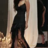 Malila Black Ruffle Maxi Dress