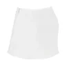 Mallie White Linen A-Line Mini Skirt