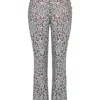 Mara Silver Metallic Lace Trousers