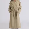 Marais Camel Belted Full Trench Coat