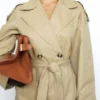 Marais Camel Belted Full Trench Coat