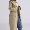 Marais Camel Belted Full Trench Coat