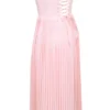 Marci Pink Pleated Midi Corset Dress
Marci Pink Pleated Midi Corset Dress