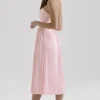 Marci Pink Pleated Midi Corset Dress
Marci Pink Pleated Midi Corset Dress