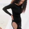 Marella Black Cutout Maxi Dress
