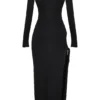 Marella Black Cutout Maxi Dress