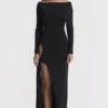 Marella Black Cutout Maxi Dress
