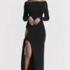 Marella Black Cutout Maxi Dress