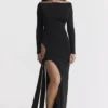 Marella Black Cutout Maxi Dress
