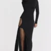 Marella Black Cutout Maxi Dress