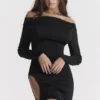Marella Black Cutout Maxi Dress