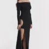 Marella Black Cutout Maxi Dress