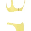 Mariposa Yellow White Floral Print Bikini