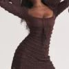 Marisa Espresso Lace Dress