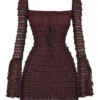 Marisa Espresso Lace Dress