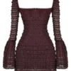 Marisa Espresso Lace Dress