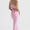 Mathilda Pink Lace Trim Maxi Skirt
