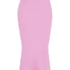 Mathilda Pink Lace Trim Maxi Skirt