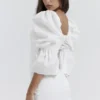 Matilda White Puff Sleeve Corset Dress