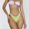 Delphi Olive Ruched Bikini Bottom