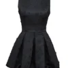 Melika Black Backless Embroidered Mini Puffball Dress
Melika Black Backless Embroidered Mini Puffball Dress