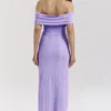 Micah Orchid Ladder Knit Maxi Dress