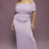 Micah Orchid Ladder Knit Maxi Dress
