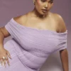 Micah Orchid Ladder Knit Maxi Dress