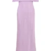 Micah Orchid Ladder Knit Maxi Dress