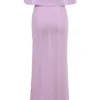 Micah Orchid Ladder Knit Maxi Dress