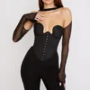 Mina Black Structured Corset