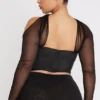Mina Black Structured Corset