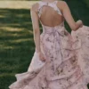 Minerva Pink Floaty Chiffon Midi Sundress